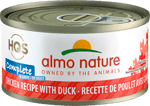 Almo Nature HQS Complete Chicken Recipe With Duck In Gravy